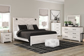 J&M Furniture - Ashley Furniture - Gerridan King Panel Bed, Dresser, Mirror, Chest and 2 Nightstands - King Panel Bed, Dresser, Mirror, Chest and 2 Nightstands - B1190B28